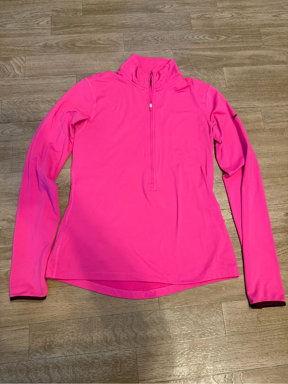 Nike Women's Bright Pink Half-Zip Pullover